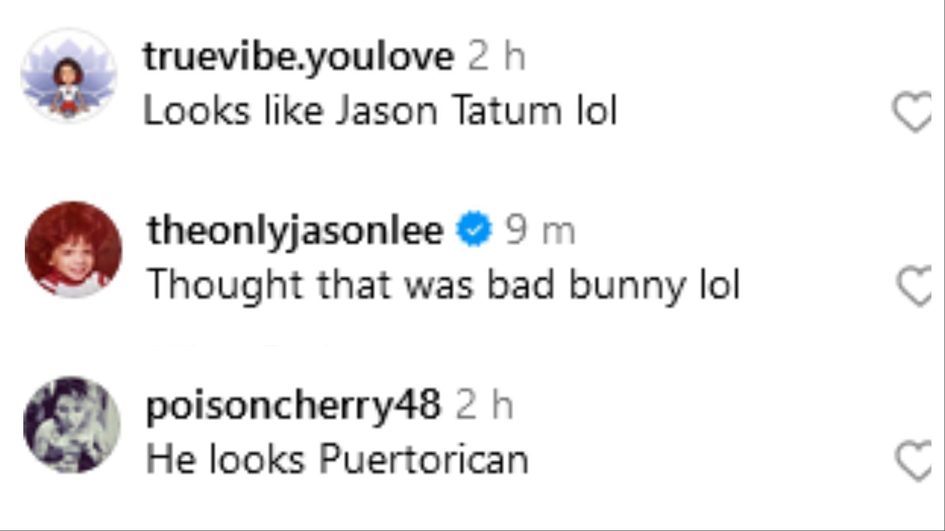 The rapper&#039;s wax statue is now receiving funny comments (Image via Instagram / @truevibe.youlove / @theonlyjasonlee / @poisoncherry48)