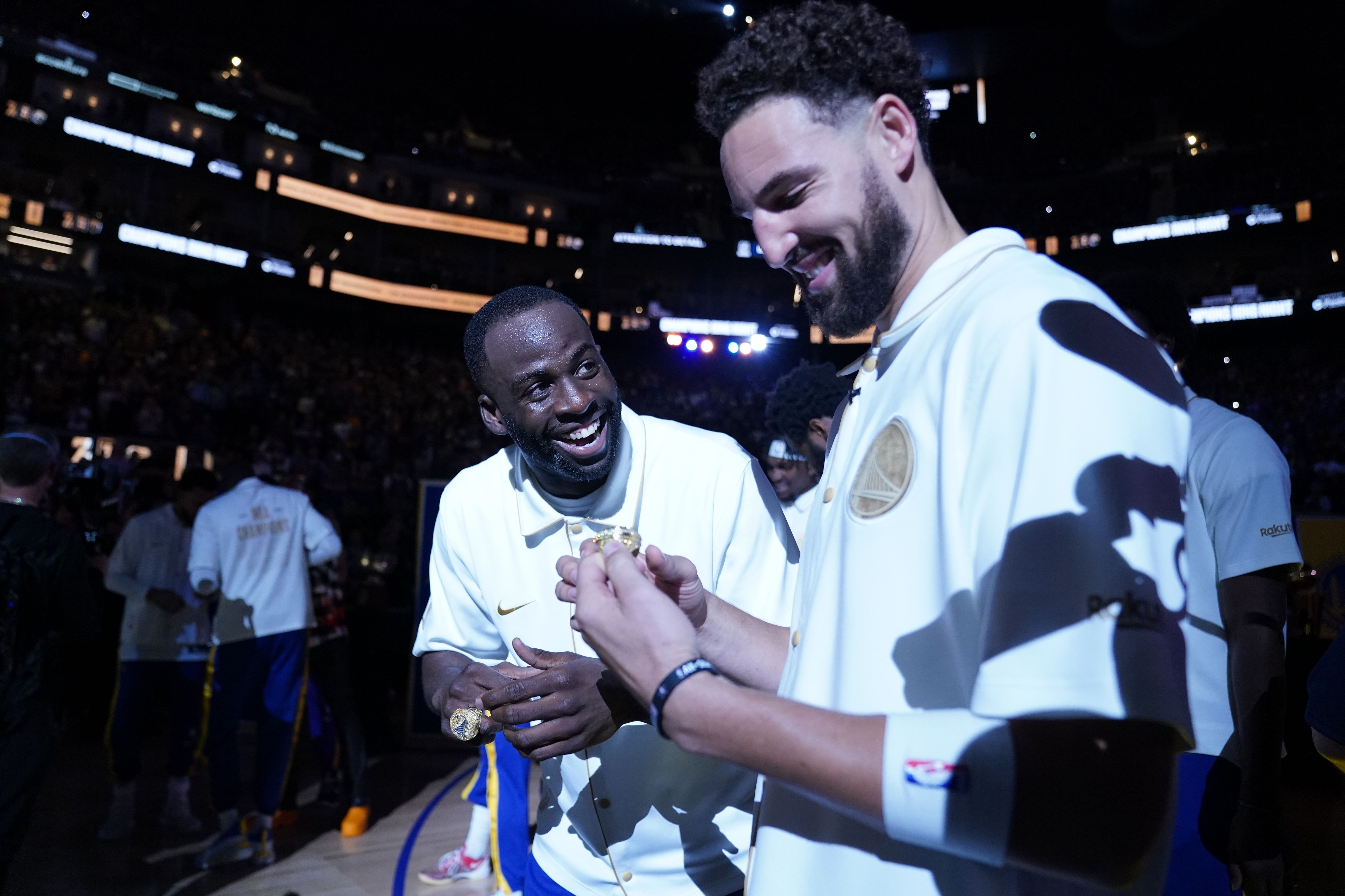 Draymond Green emotional following Klay Thompson&#039;s departure. (Photo: IMAGN)