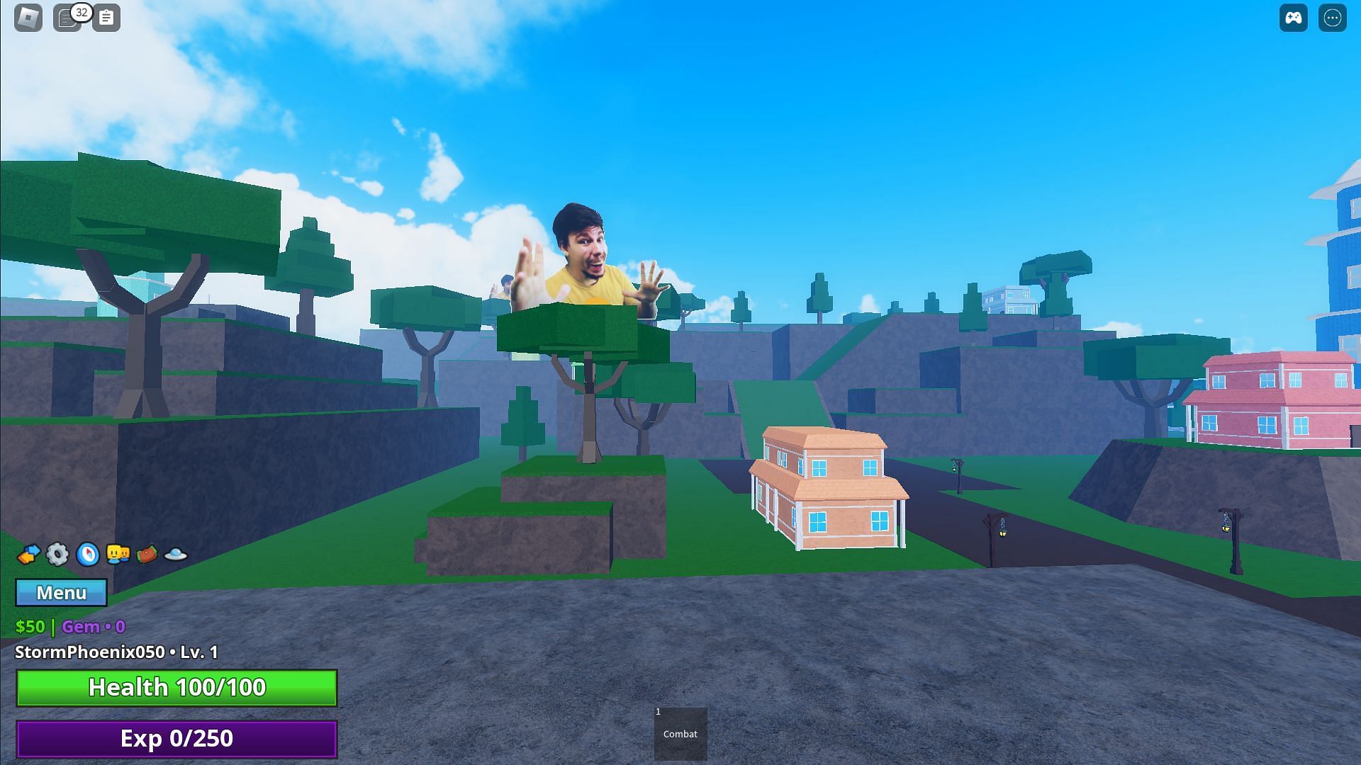 You must travel to MrBeast Island to obtain the Secret Accessory in the game (Image via Roblox)