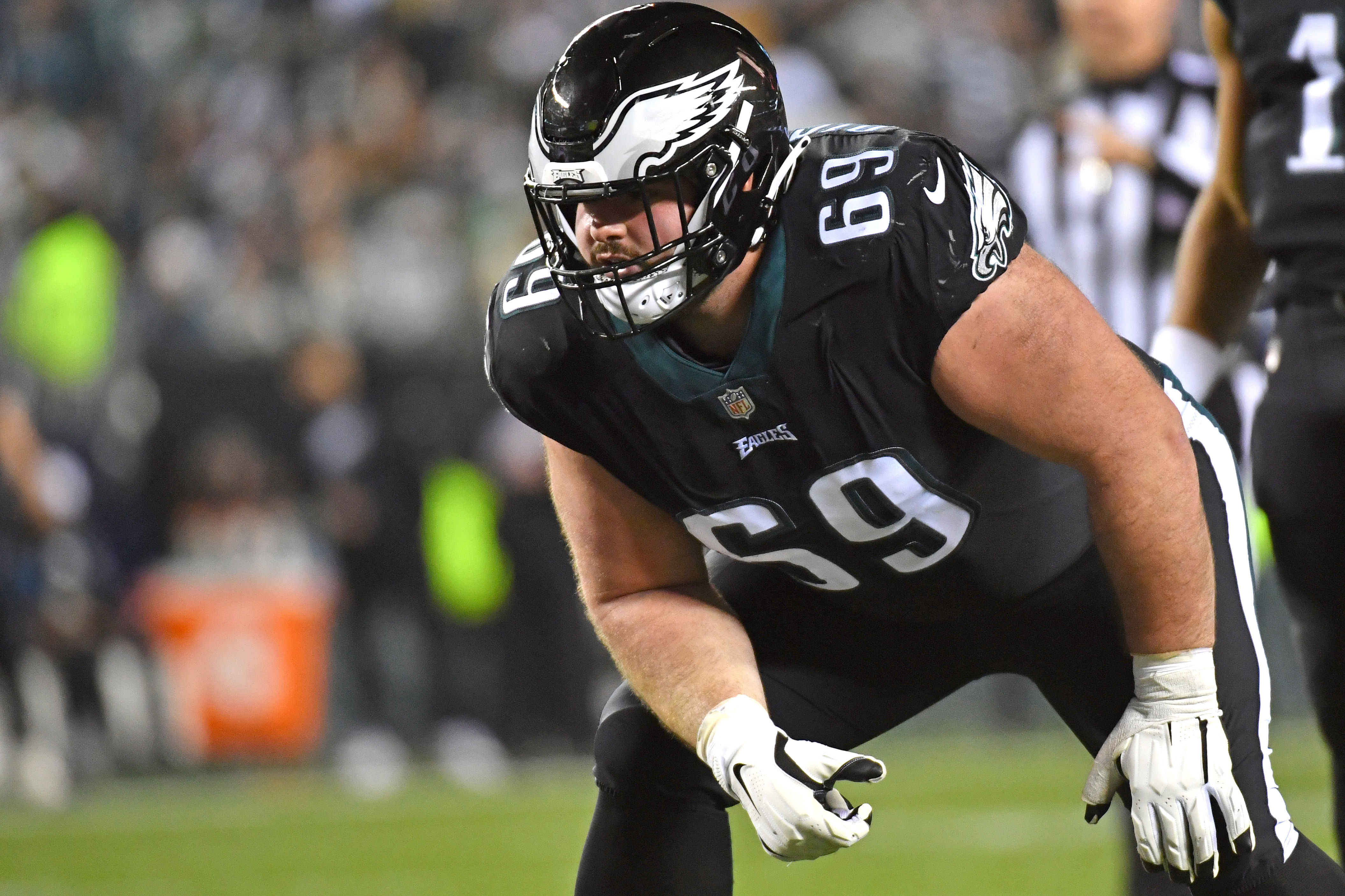 Philadelphia Eagles guard Landon Dickerson (Image Credits - IMAGN)