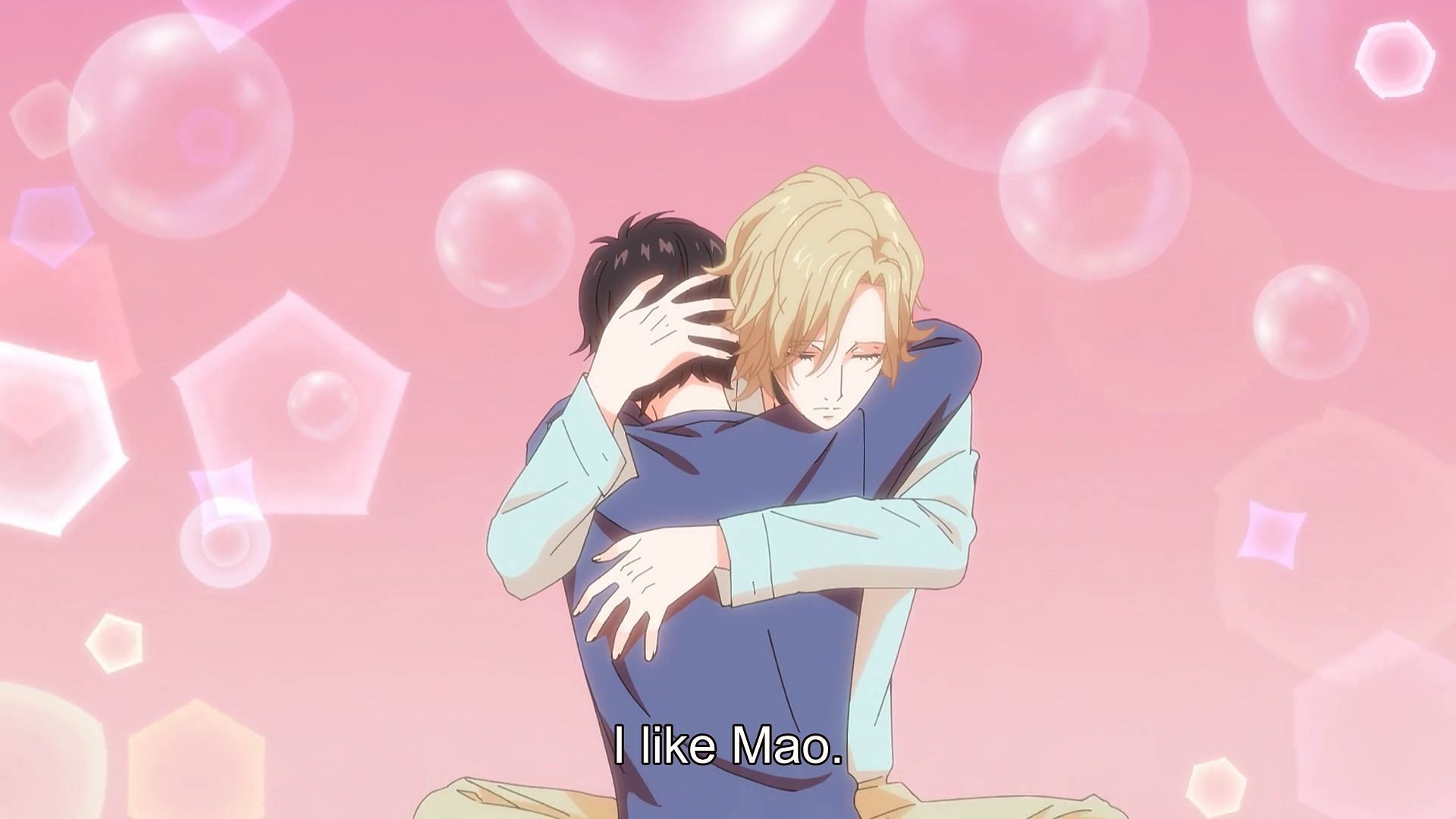 Hisashi acknowledges his feelings for Mao (Image via Studio Deen)