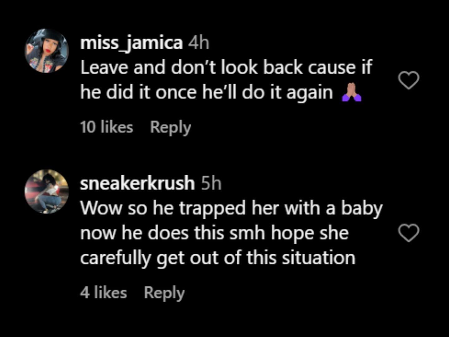 Netizens condemn Bhabie&#039;s physical abuse and extend their support. (Image via Instagram/The Shade Room)