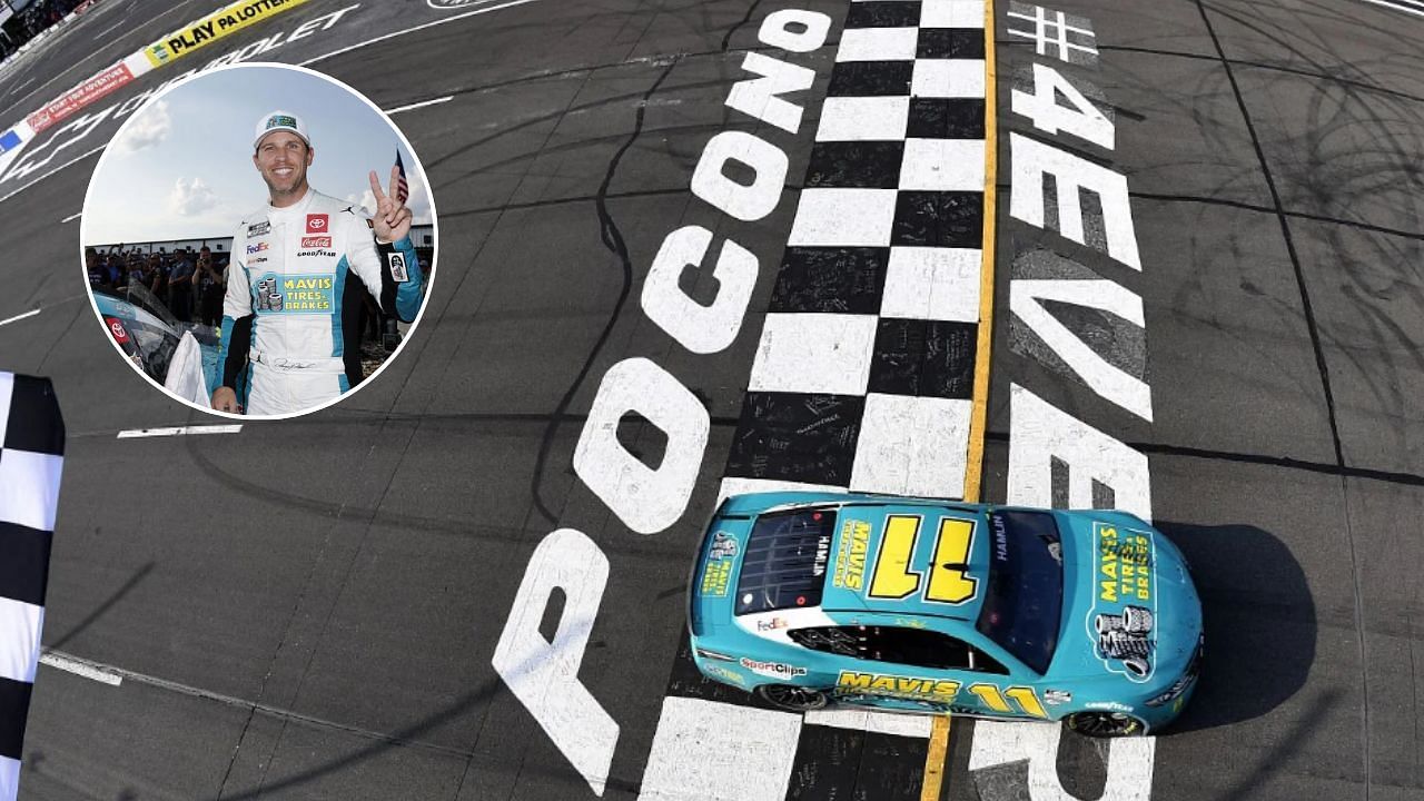 Denny Hamlin wins the NASCAR Cup Series HighPoint.com 400