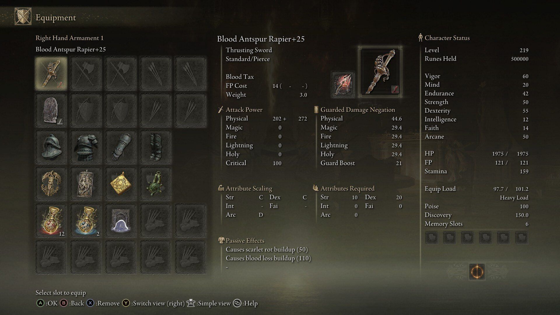 Antspur Rapier is a good choice for a Bleed build in Elden Ring Shadow of the Erdtree (Image via FromSoftware)