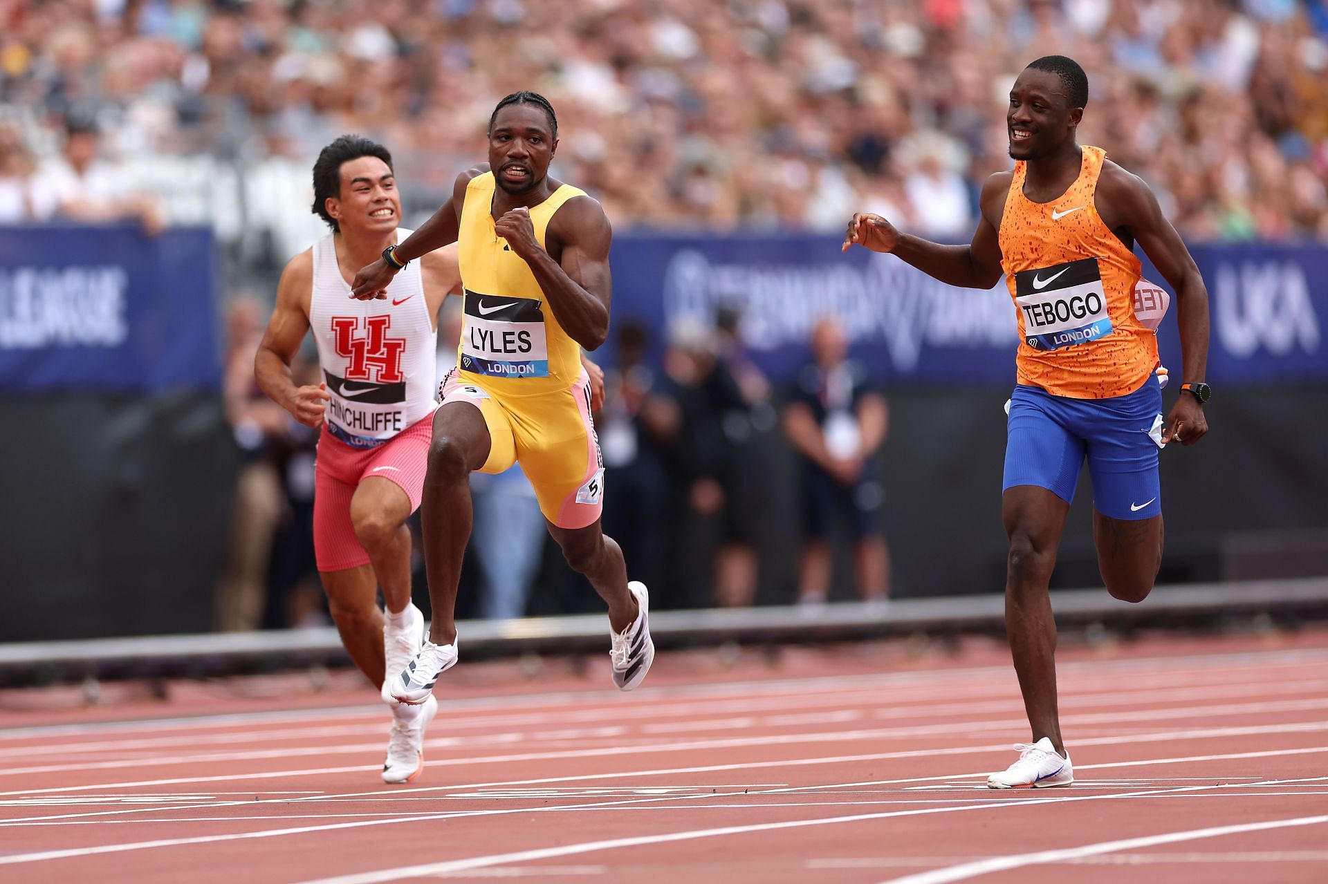 London Athletics Meet -Noah Lyles in action (Photo-Getty)