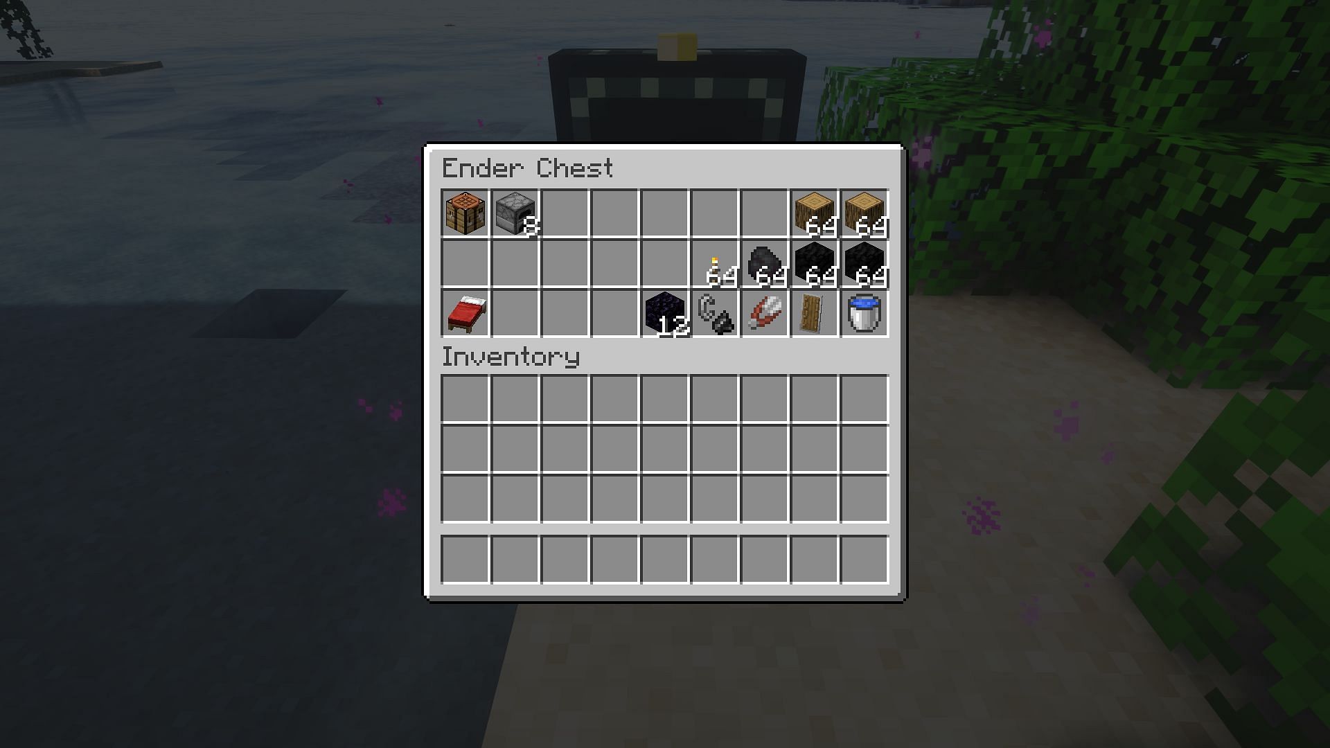 A well-stocked ender chest (Image via Mojang)