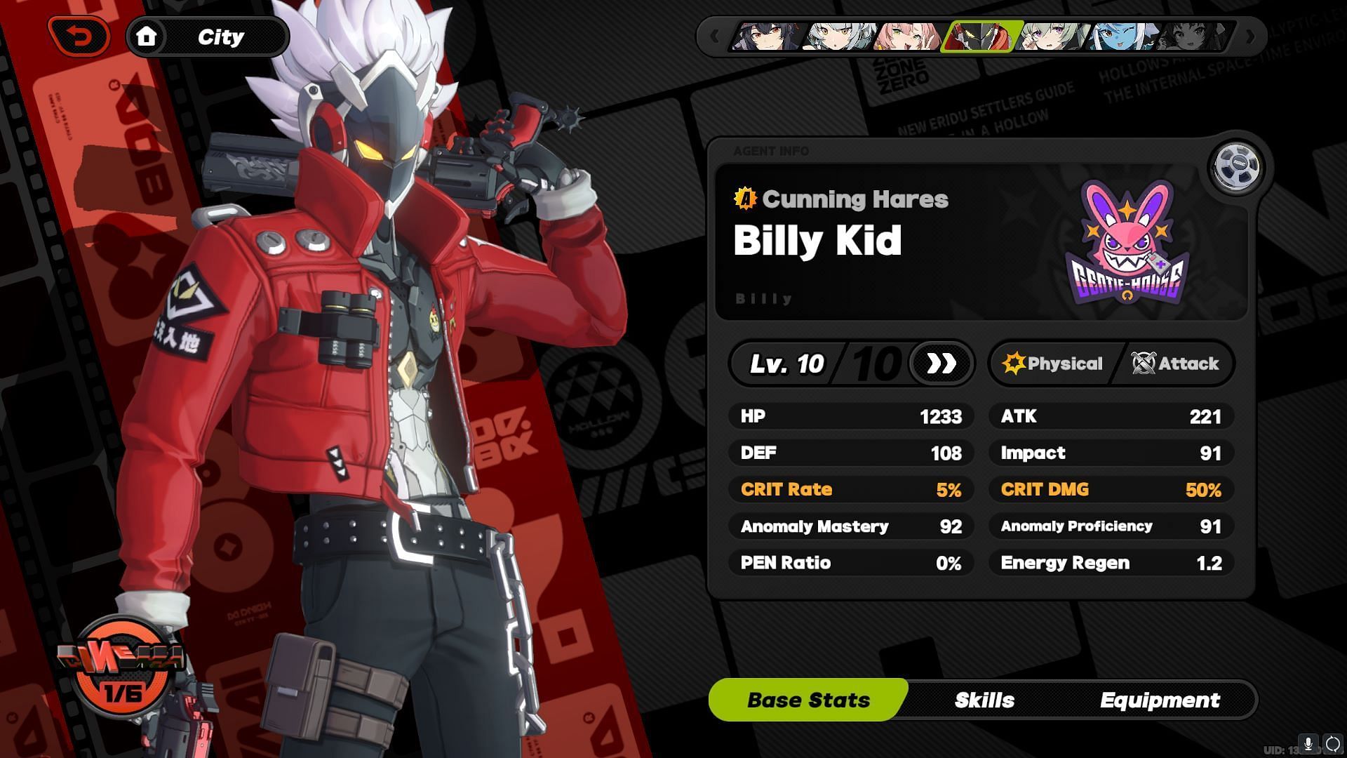 Billy is an A-Rank Physical character (Image via HoYoverse)