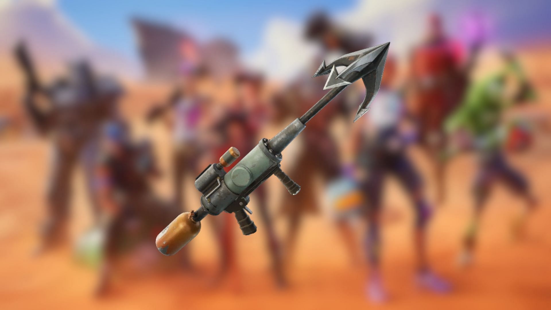 The Tow Hook Cannon in Fortnite (Image via Epic Games)