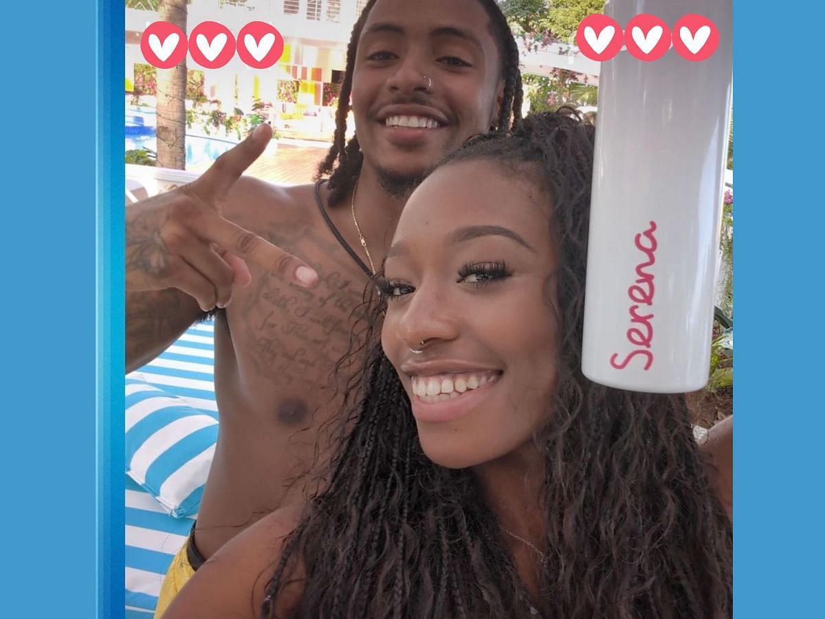 Kordell and Serena from Love Island USA season 6 (Image via Instagram/@serenaapagee)