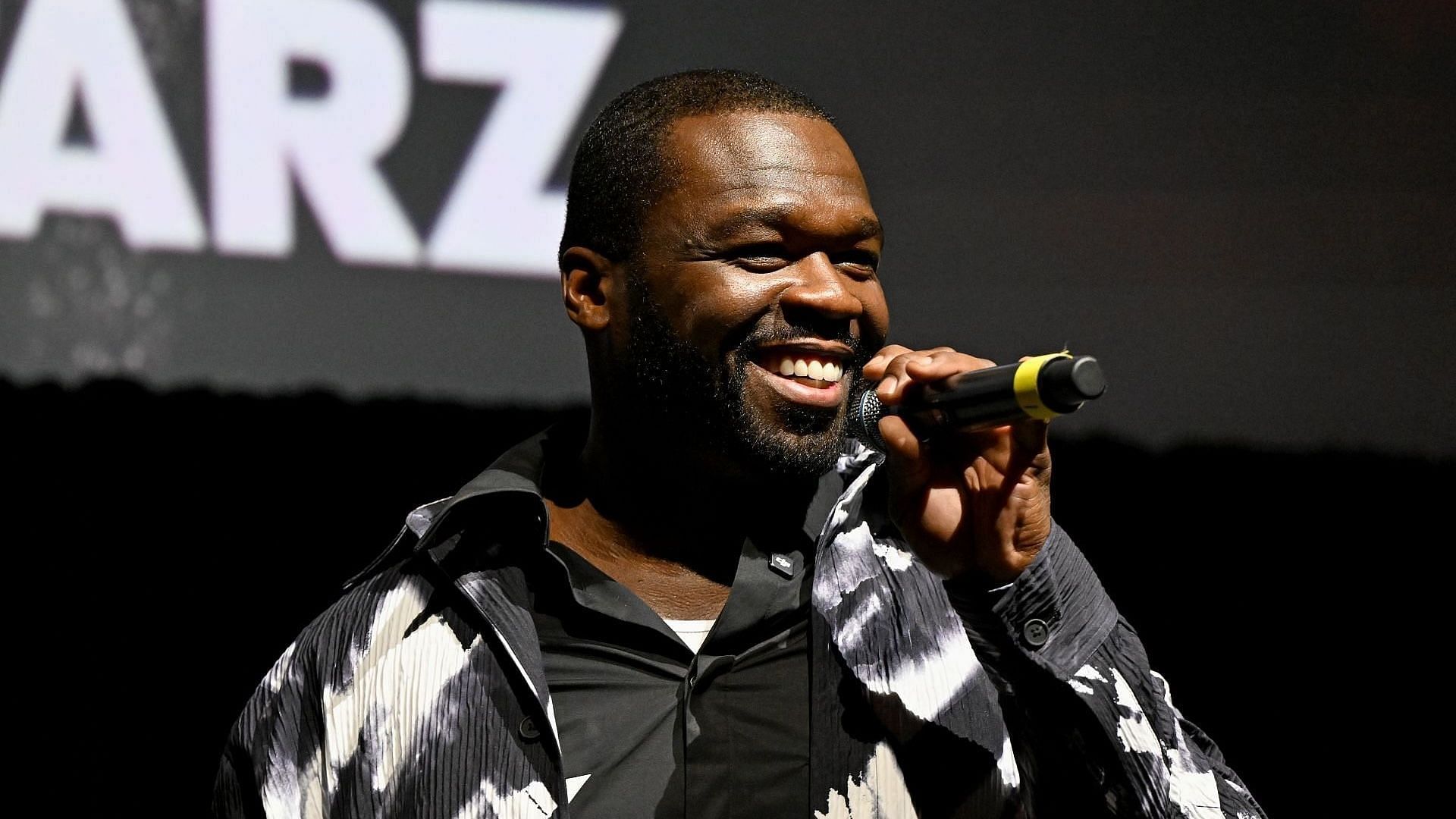 Curtis &quot;50 Cent&quot; Jackson speaks onstage during the &ldquo;Power Book II: Ghost&rdquo; Season 4 New York City Premiere on June 06, 2024, in New York City. (Photo by Slaven Vlasic/Getty Images for STARZ)