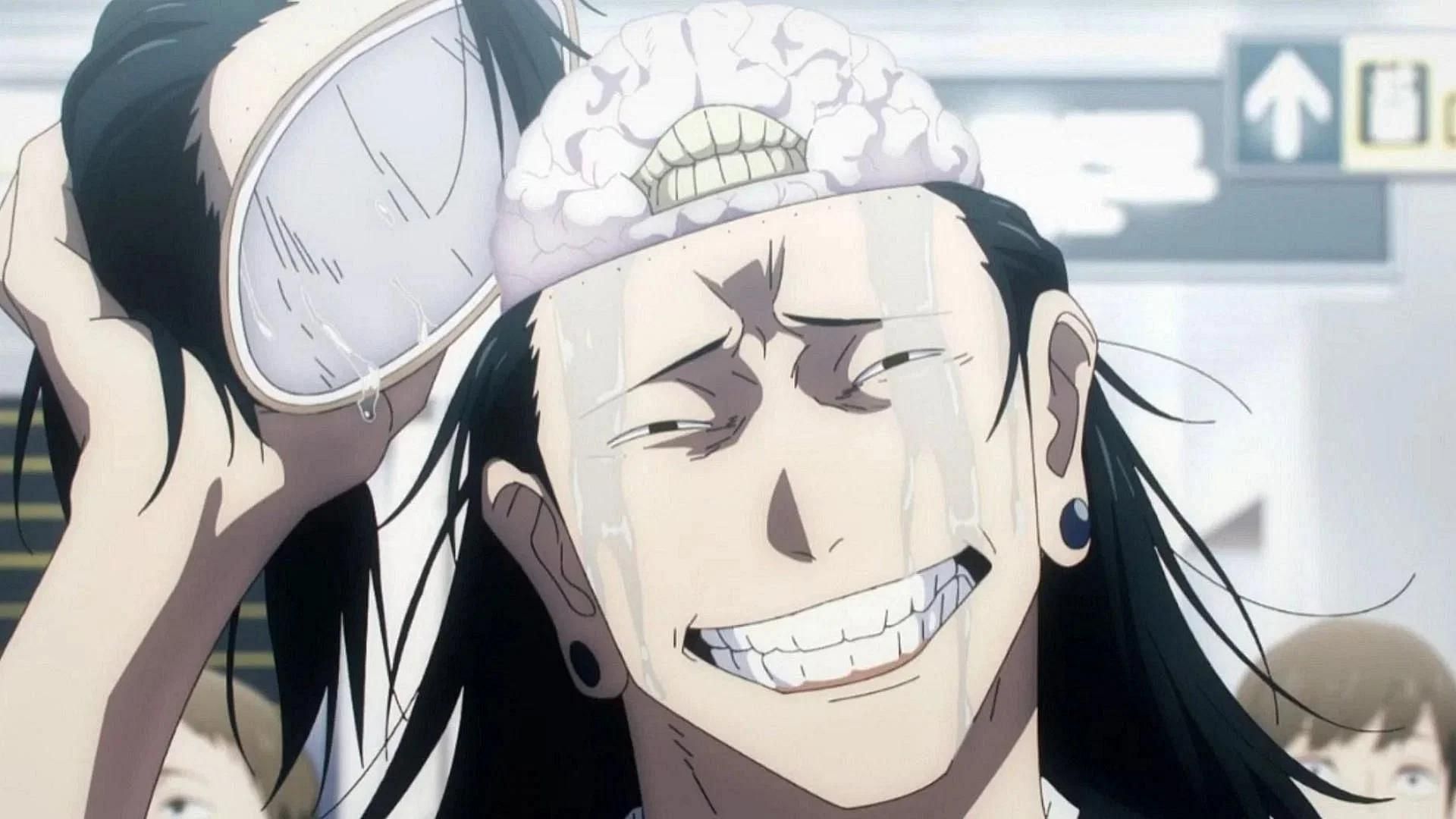 Kenjaku the brain as shown in the anime (Image via MAPPA)