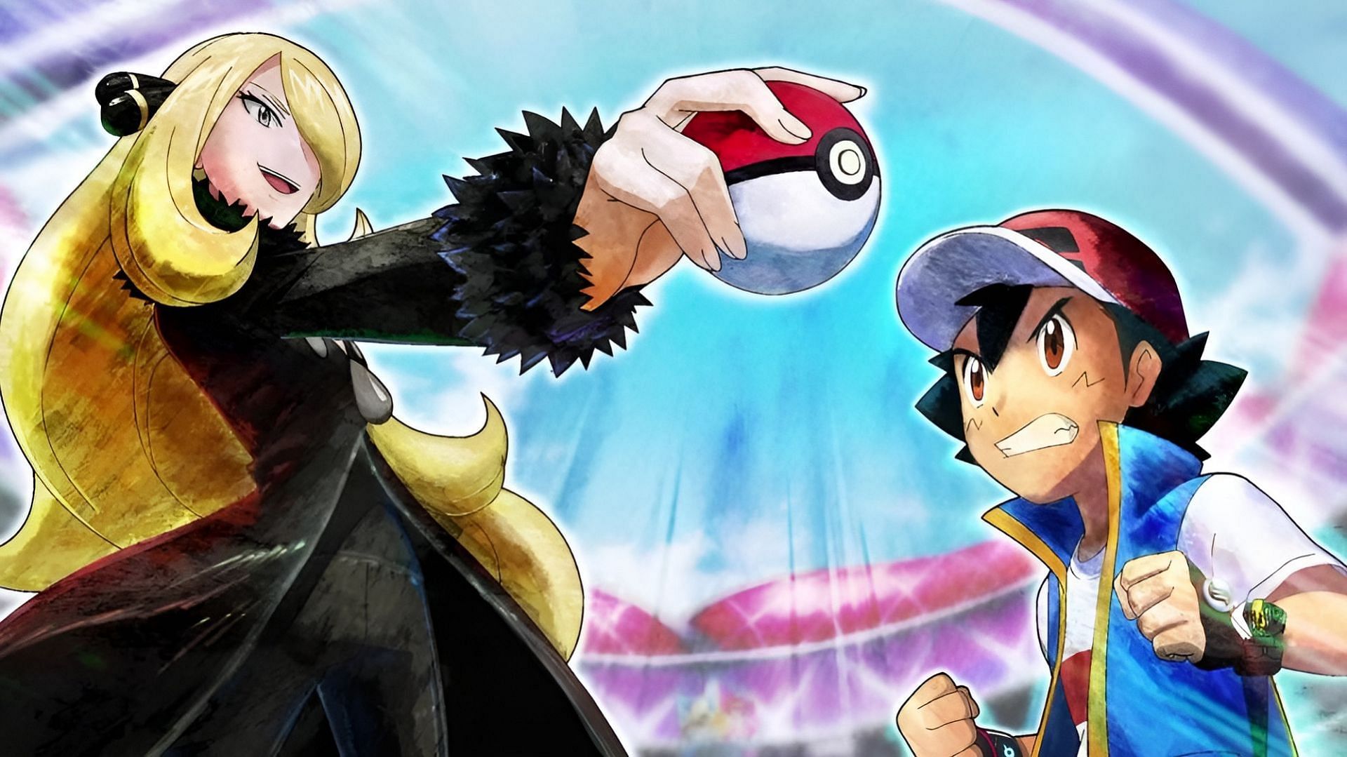 Ash&#039;s battle against Cynthia was pivotal in the World Coronation Series. (Image via The Pokemon Company)