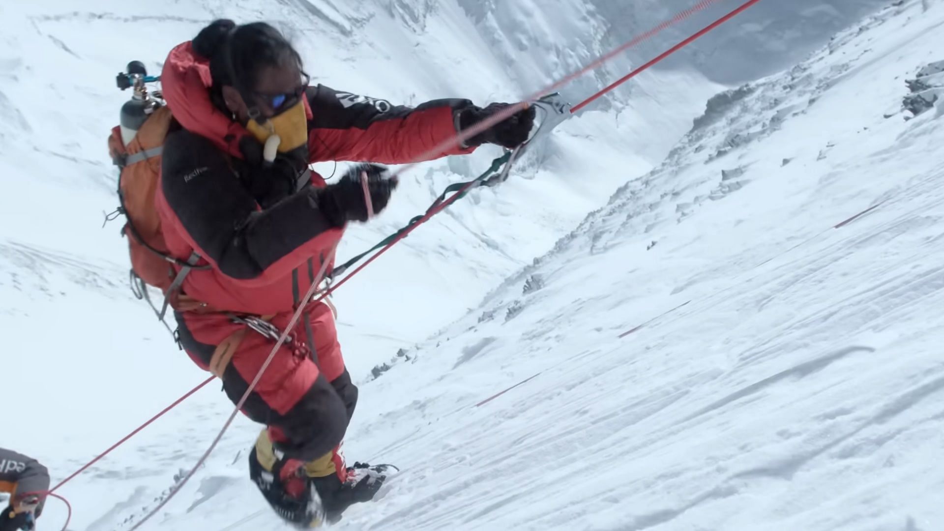 Lhakpa Sherpa holds the record for the most Everest summits by a woman. (Image via Netflix)