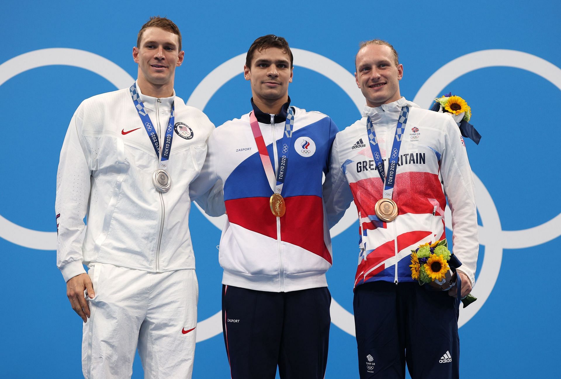 Evgeny Rylov [C], the backstroke champion who&#039;ll miss the Paris Olympics [Image Source: Getty]