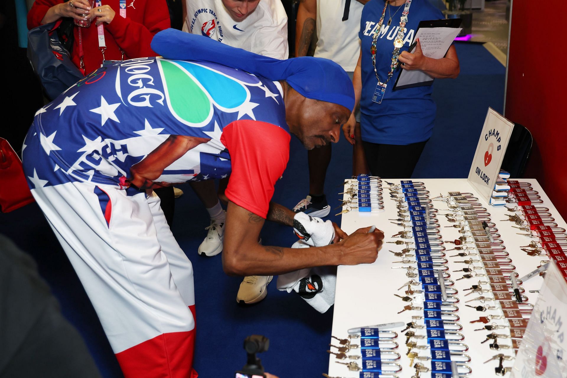 Snoop Dogg at the Team USA Welcome Experience in Paris (Image via: Getty Images)