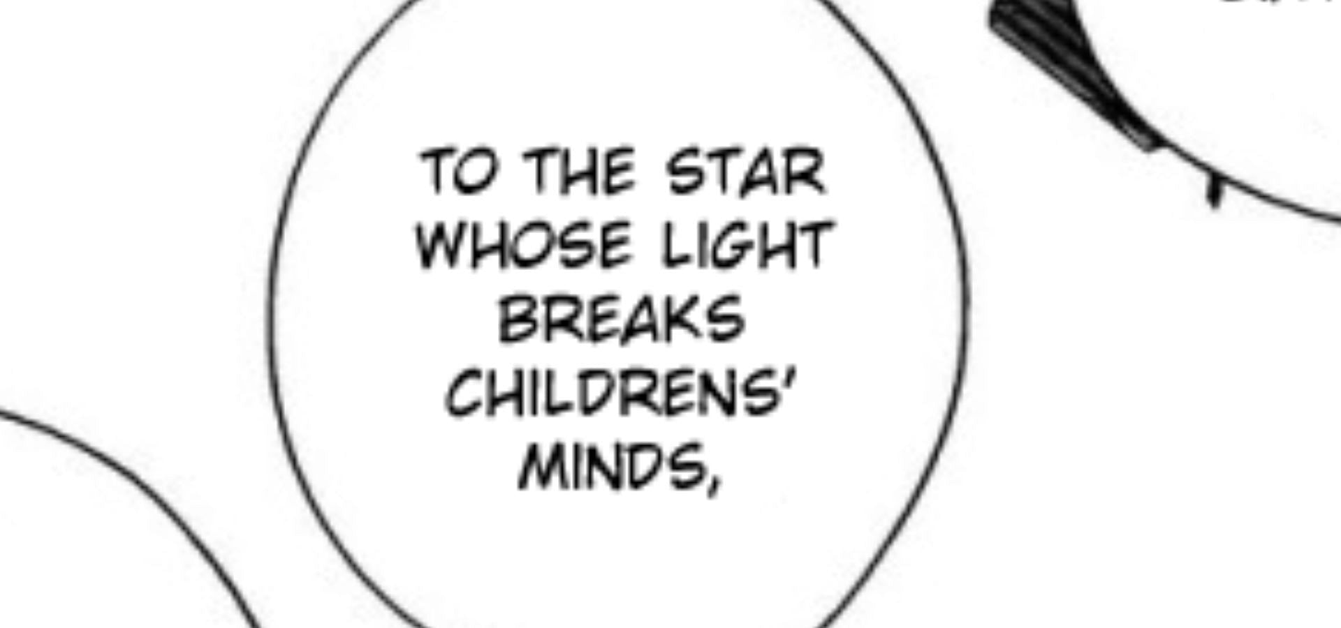 The Light of a Particular Star That Would Break Children&#039;s Minds, mentioned by Makima ((Image via Tatsuki Fujimoto))