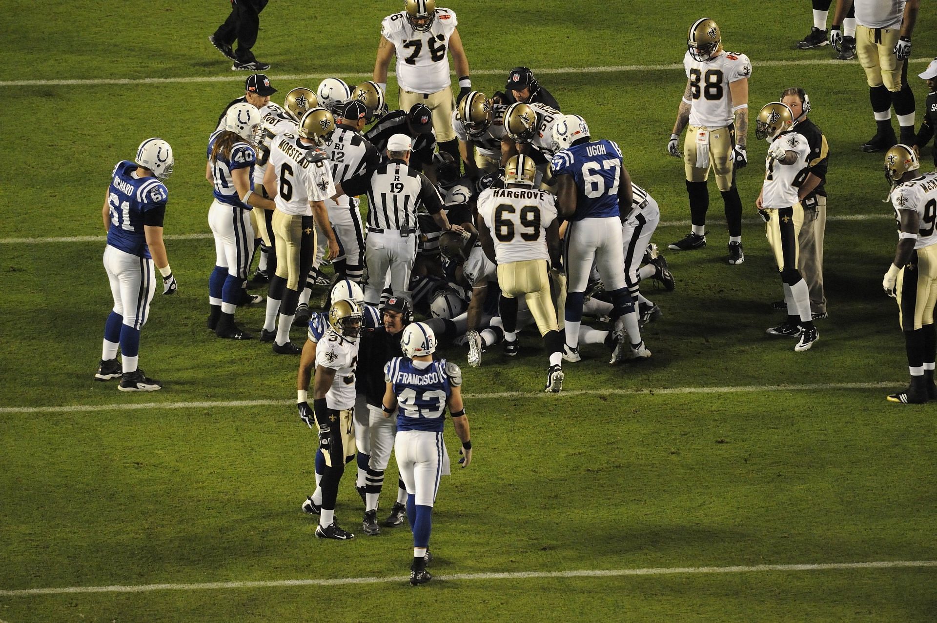 New Orleans Saints vs Indianapolis Colts, Super Bowl XLIV&mdash;Source: Getty