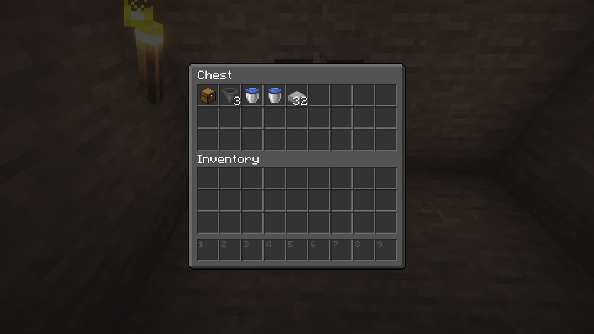 The incredibly cheap materials needed to make the farm (Image via Mojang)