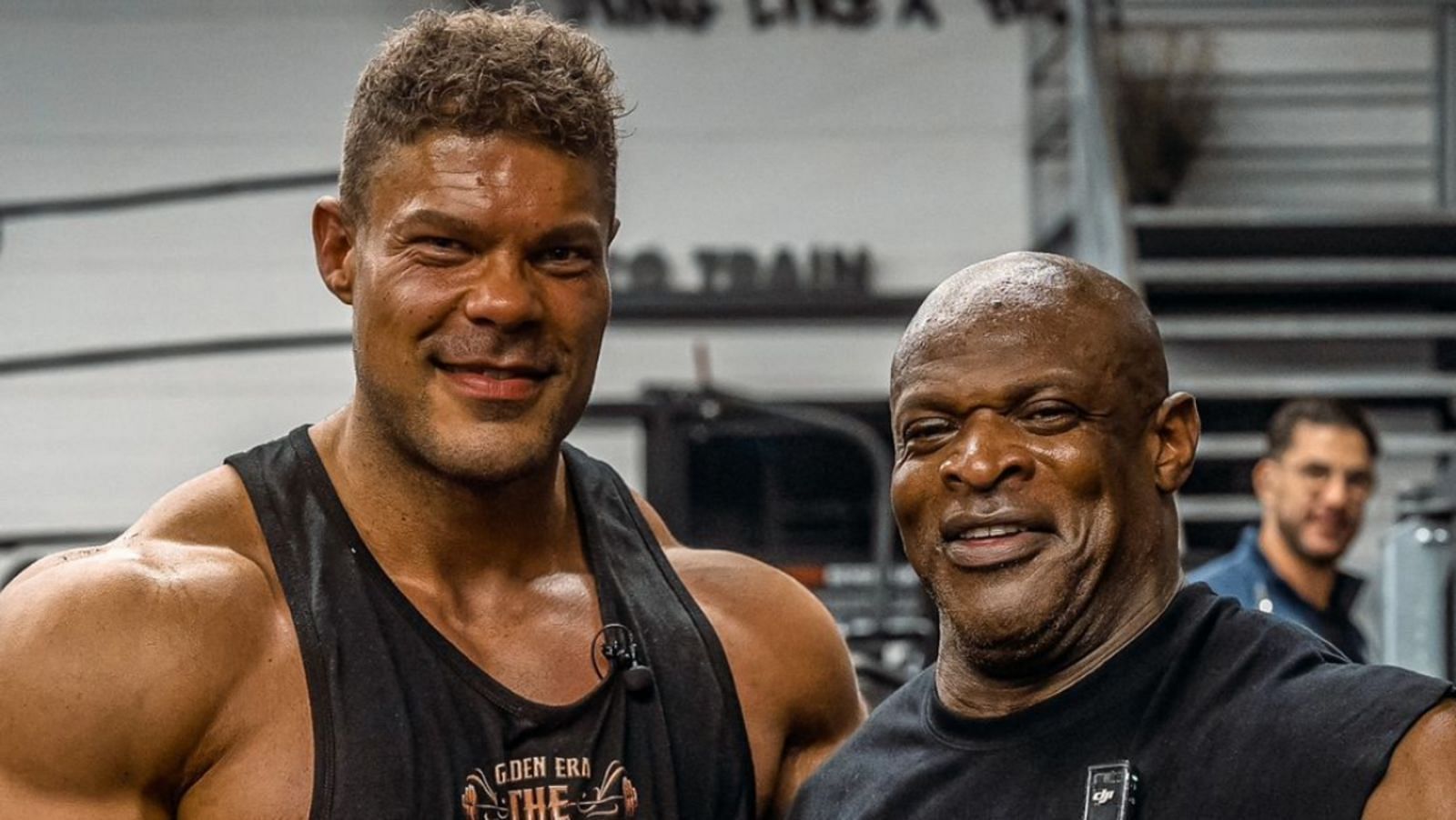 Wesley Vissers and Ronnie Coleman lifting together