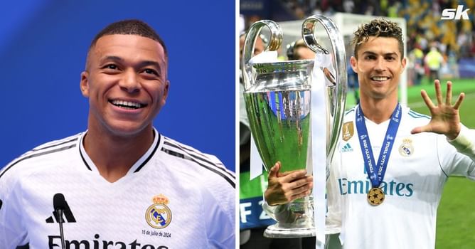 Kylian Mbappe recreates iconic Cristiano Ronaldo moment with message to Real Madrid fans during presentation