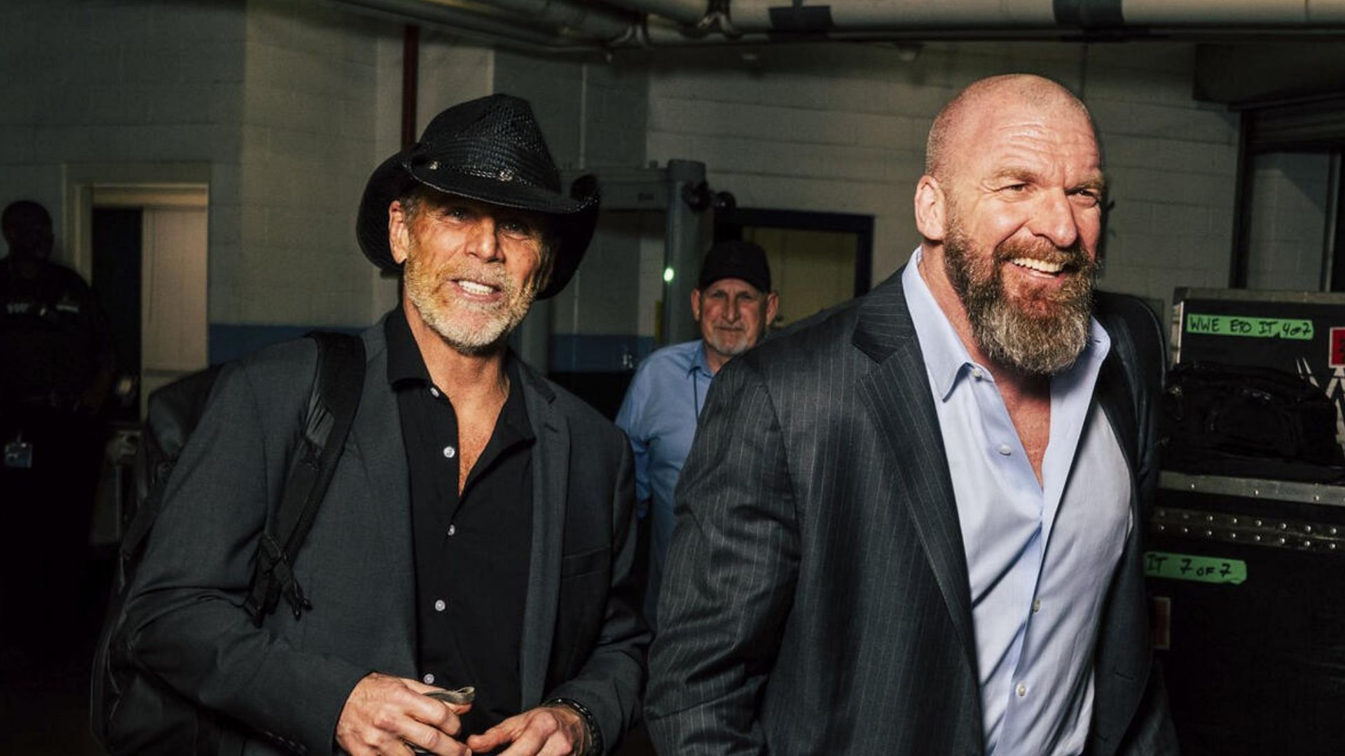 Triple H and Shawn Michaels at Royal Rumble 2024! [Image credit: WWE.com]