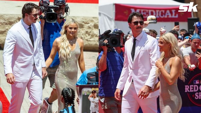 WATCH: Paul Skenes and girlfriend Olivia Dunne turn heads on the MLB All-Star red carpet