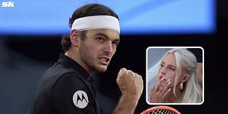 "Full heart, small nips, can't lose" - Taylor Fritz's girlfriend Morgan Riddle hilariously cheers American on after Paris Olympics 2R win