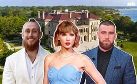 George Kittle sought Travis Kelce's permission to use Taylor Swift's restroom at pop star's Rhode Island mansion