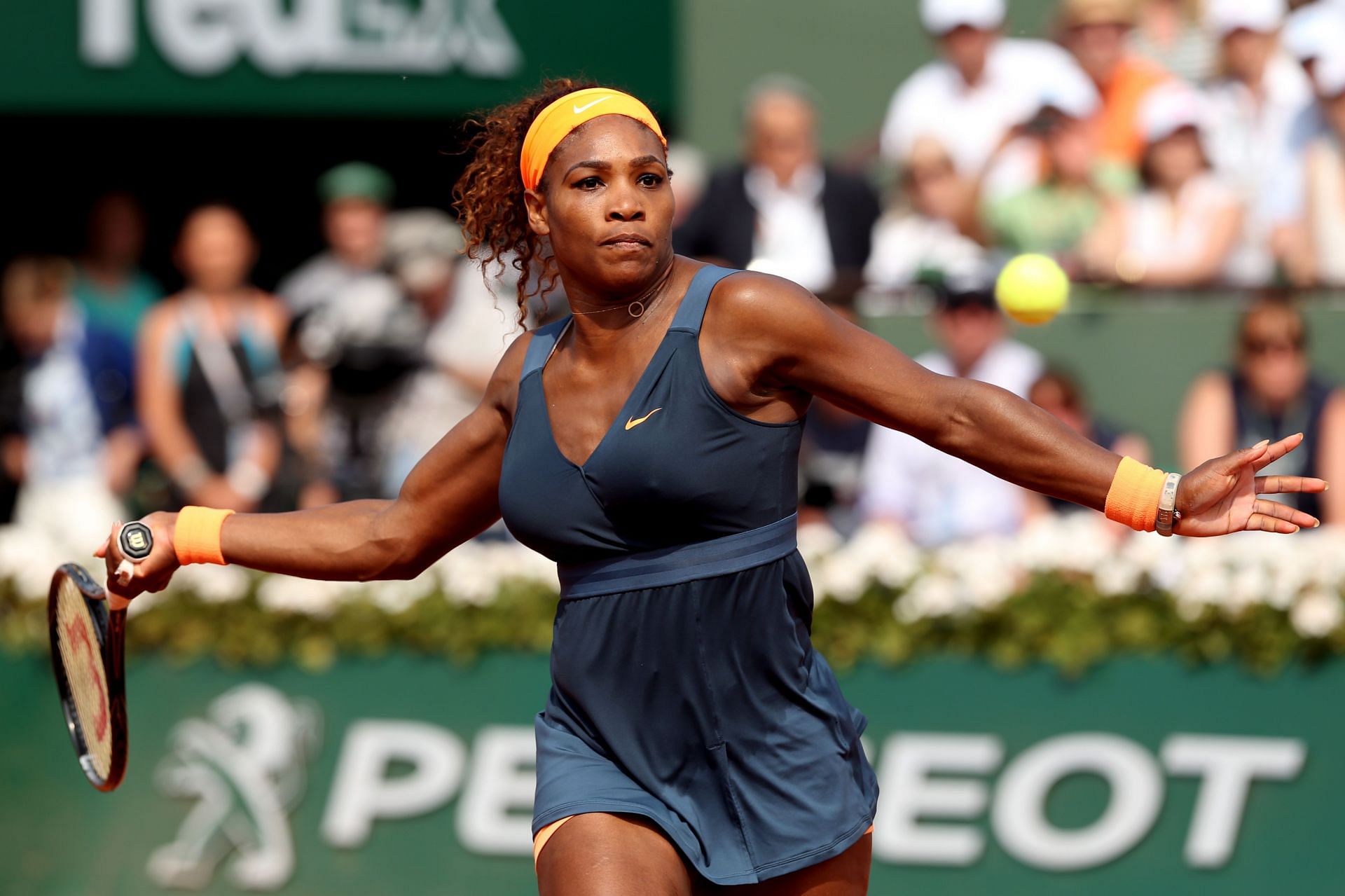 Serena Williams at the 2013 French Open.