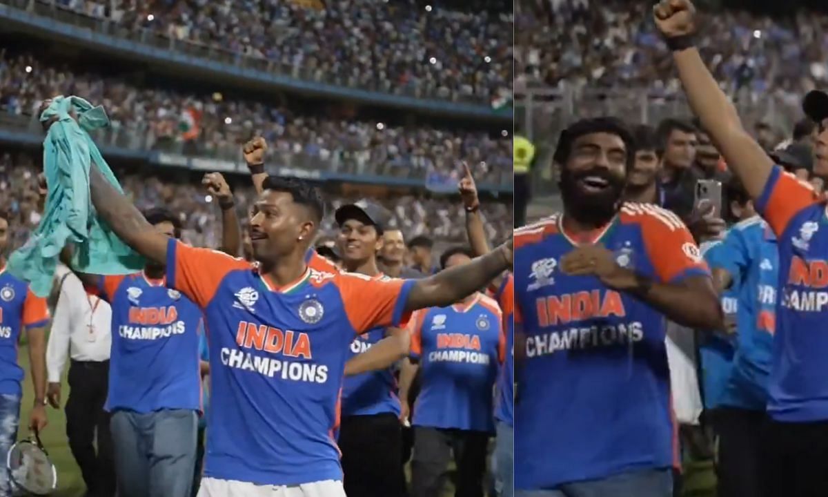 टीम इंडिया की विक्ट्री परेड के दौरान हादसा (Photo Credit - @BCCI)