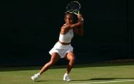 Leylah Fernandez at the 2024 Wimbledon. (Photo: Getty)