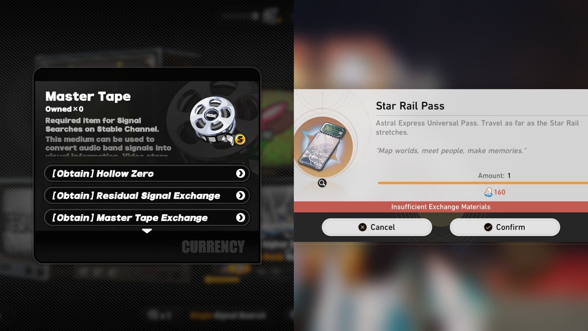 Master Tape and Star Rail Pass (Image via HoYoverse)