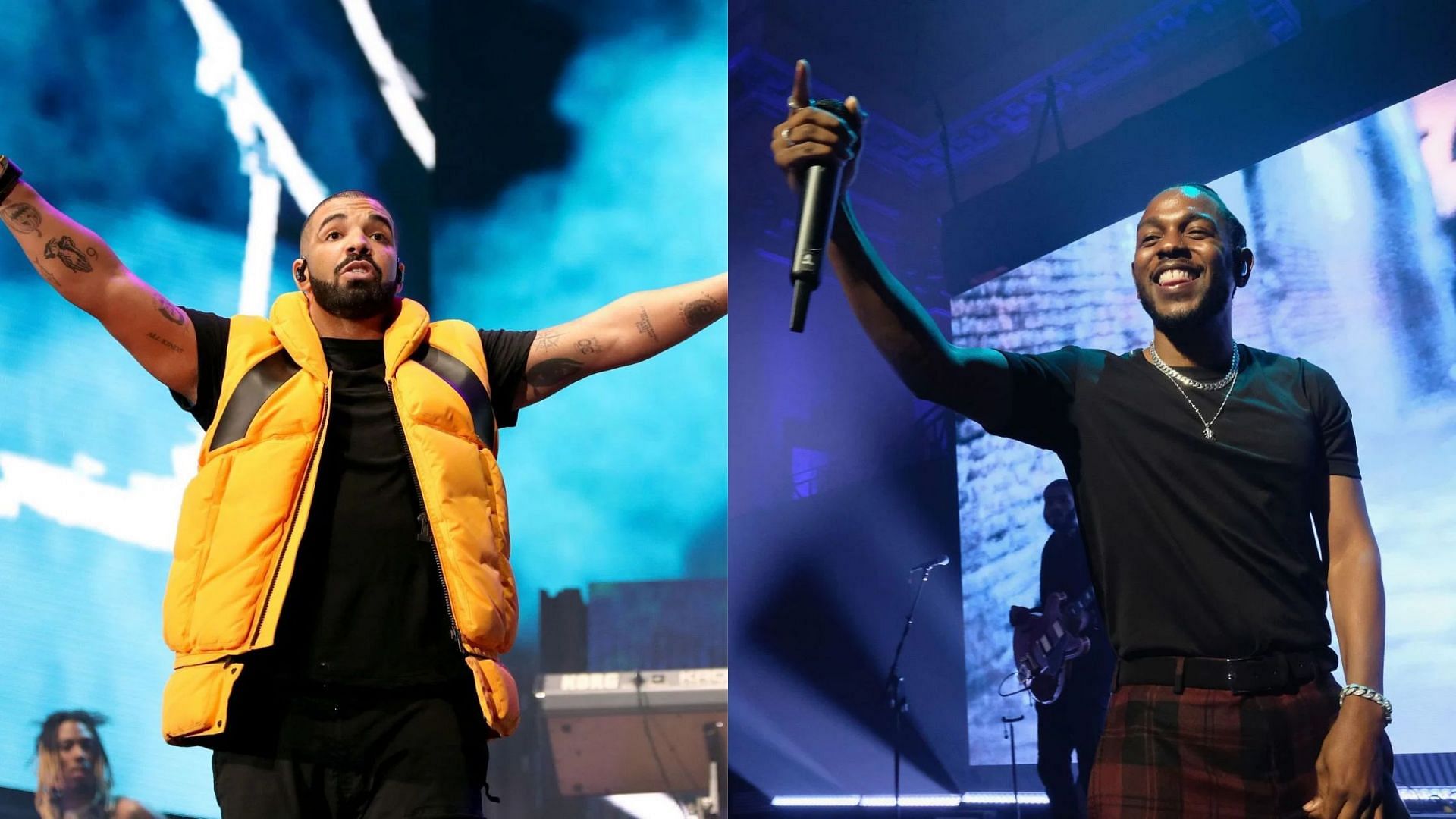 Drake parties with Rubin amid Kendrick Lamar  Not Like Us music video release (Image via Getty)