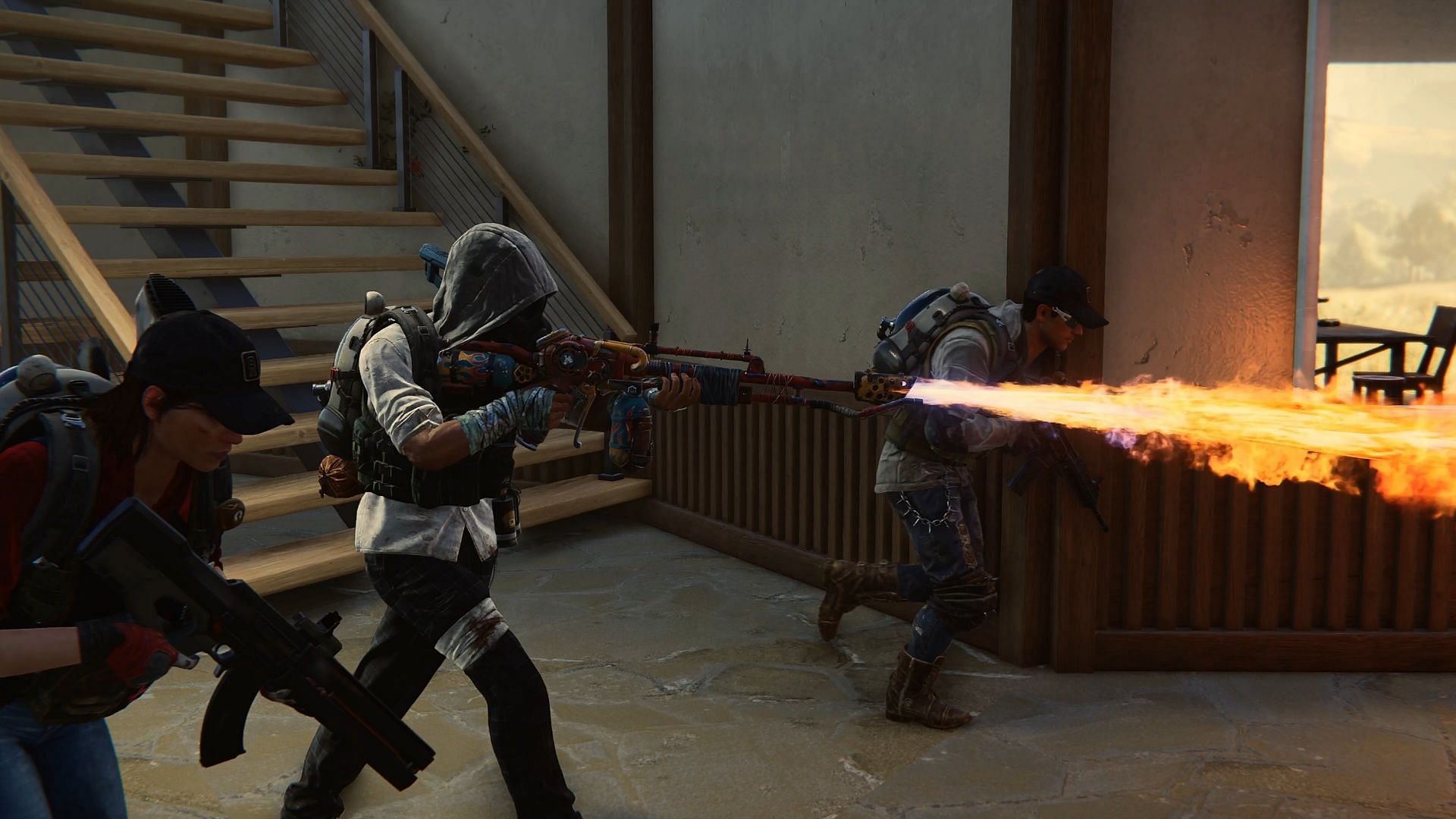 If fans are going to have cool cosmetics, it&#039;s better to be in third person (Image via Starry Studio)