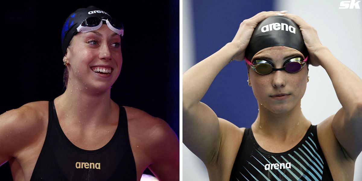 Gretchen Walsh and Emma Weyant are the two NCAA swimmers to watch out for at Paris Olympics 2024. PHOTO: All from Getty Images