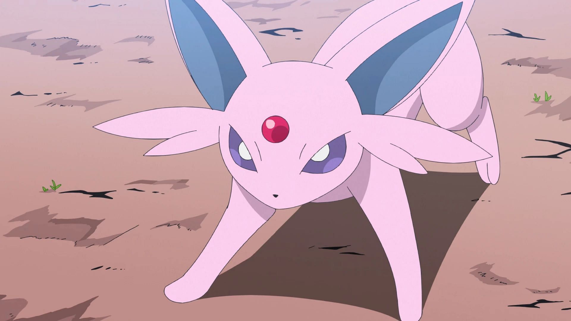 Espeon in the anime (Image via The Pokemon Company)