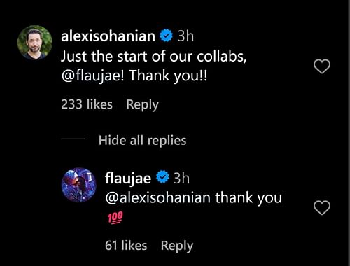 Alexis Ohanian comments on Flau'jae Johnson (credits: Flau'jae Johnson/IG)