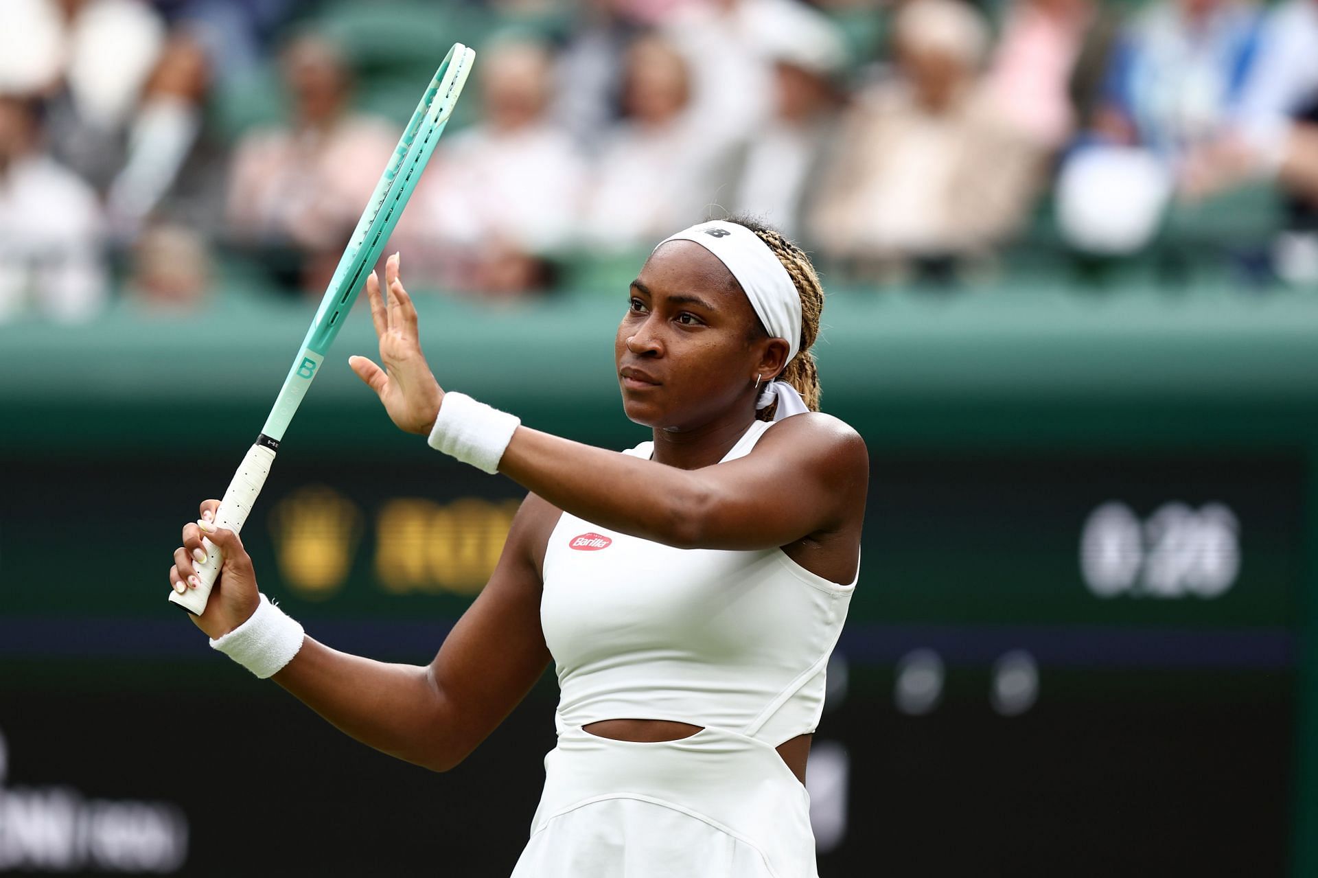 Coco Gauff at Wimbledon 2024. (Photo: Getty)