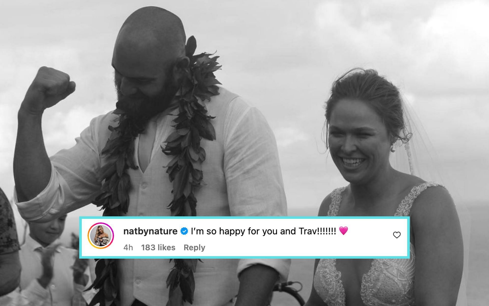 Ronda Rousey (right) announces that she is pregnant with another daughter on Instagram. [Image courtesy: @rondarousey on Instagram]