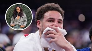 "I'm not crying, you're crying" - Klay Thompson responds to Steph Curry's sister getting emotional about his departure