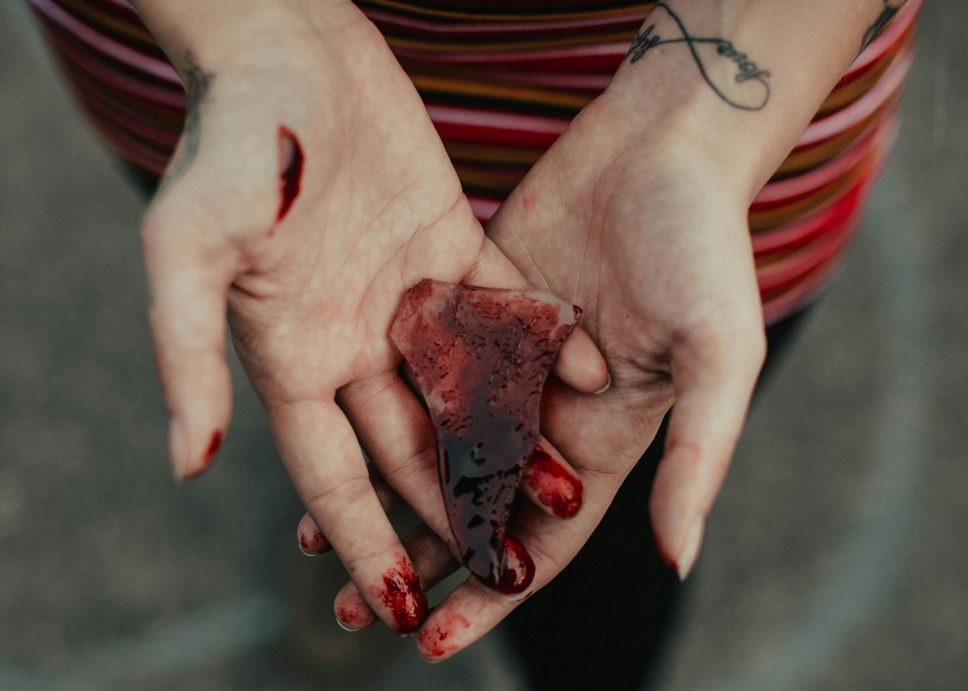 There was blood everywhere (Image via Unsplash/Jonathan Cooper)