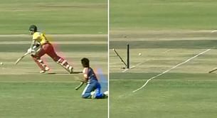 [Watch] Ravi Bishnoi executes brilliant run out to send Jonathan Campbell packing in IND vs ZIM 4th T20I