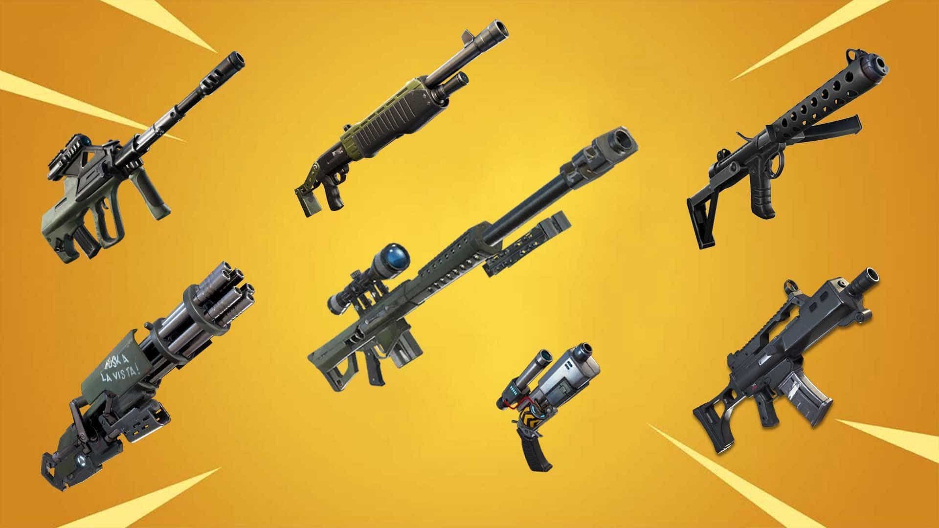 Fortnite weapons that were extremely unique (Image via Epic Games)