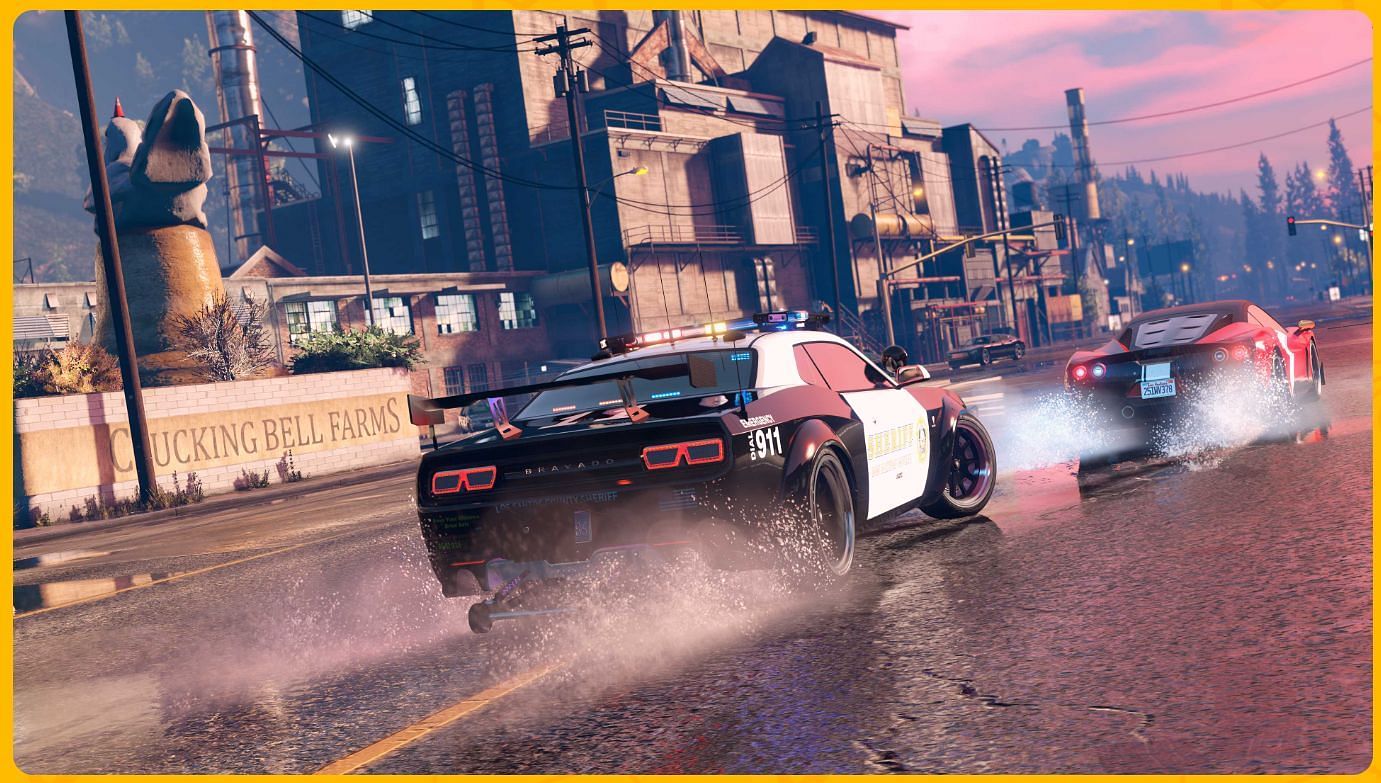 There are some efficient methods to lose cops in GTA Online (Image via Rockstar Games)