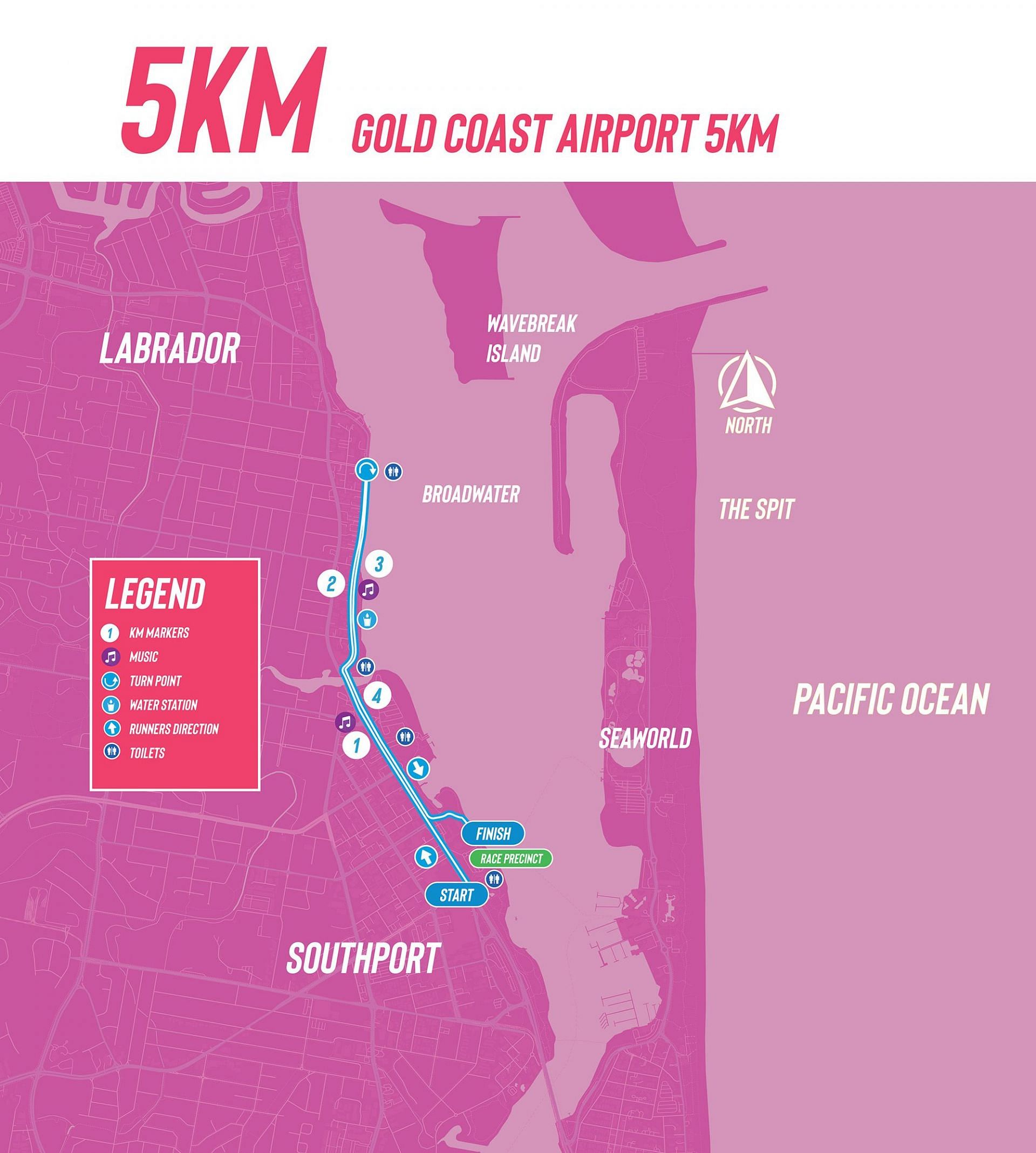 Gold Coast Airport 5km (Image Credits: goldcoastmarathon.com)