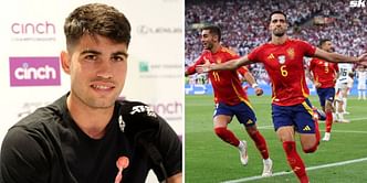 "Didn't ask because Wimbledon is Wimbledon": Carlos Alcaraz denies requesting favorable schedule for Frances Tiafoe clash to view Spain's Euro 2024 QF