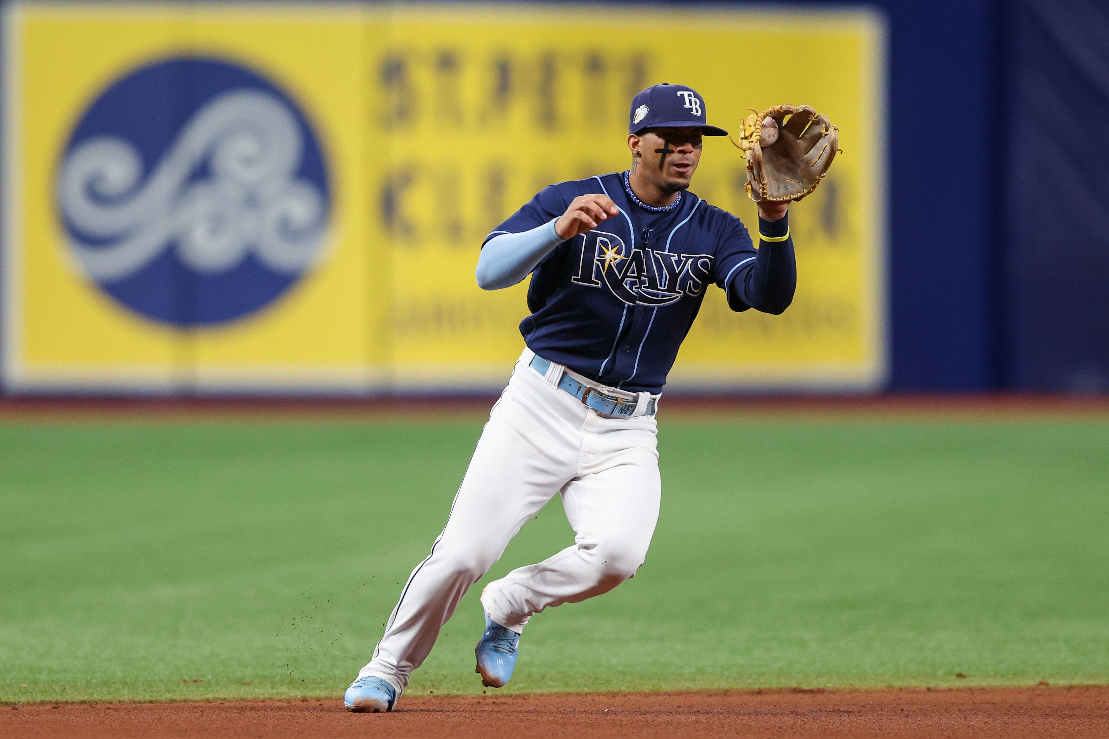 The exiled Tampa Bays Rays shortstop Wander Franco is unlikely to return to the MLB this year (Photo Credit: IMAGN)