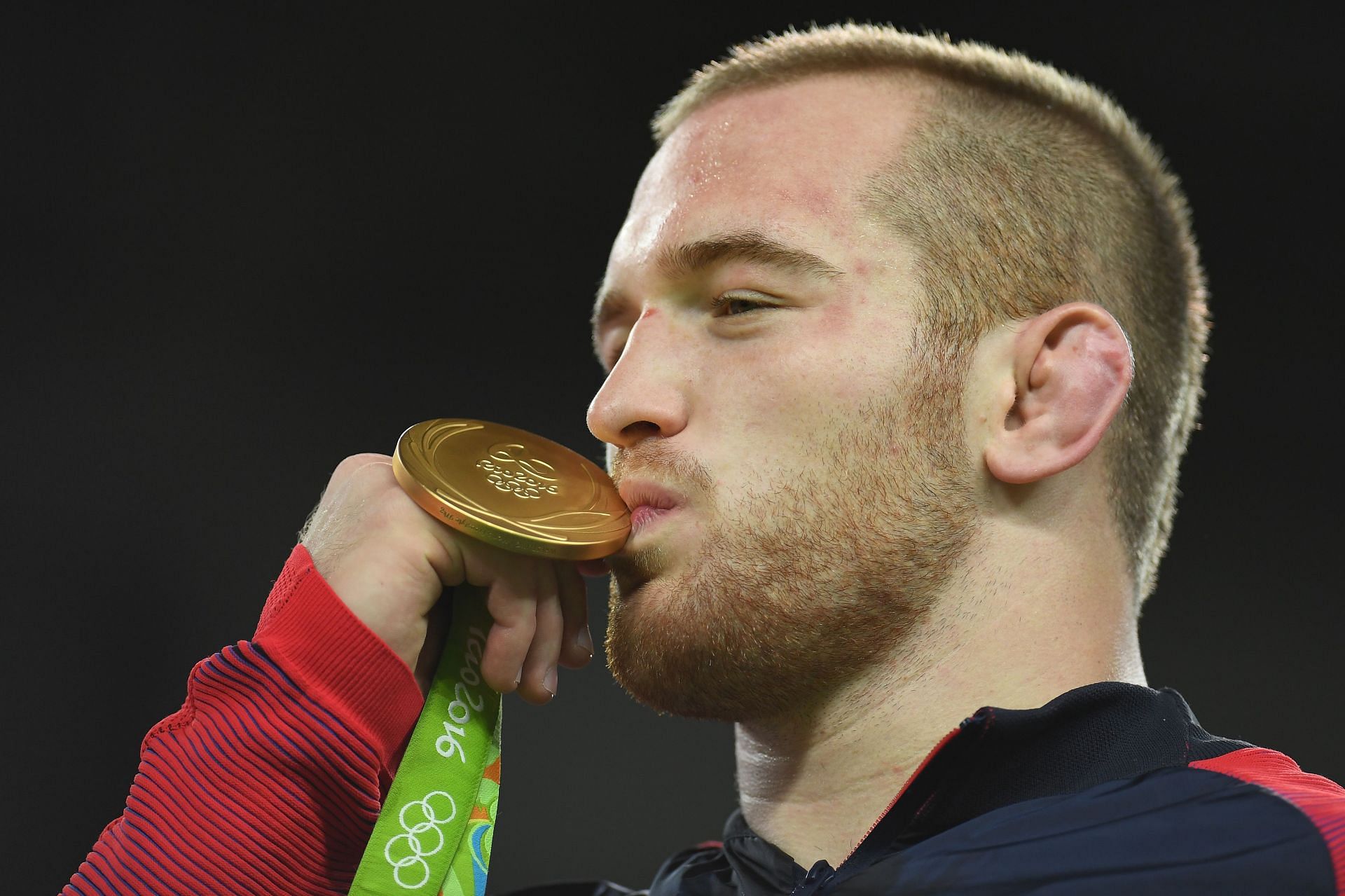 Kyle Snyder with his gold medal from Rio Olympics [Image Source: Getty]