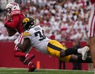 Iowa linebacker Jay Higgins is one of the top Big Ten defensive players in 2024. (Photo Credit: Journal Sentinel)
