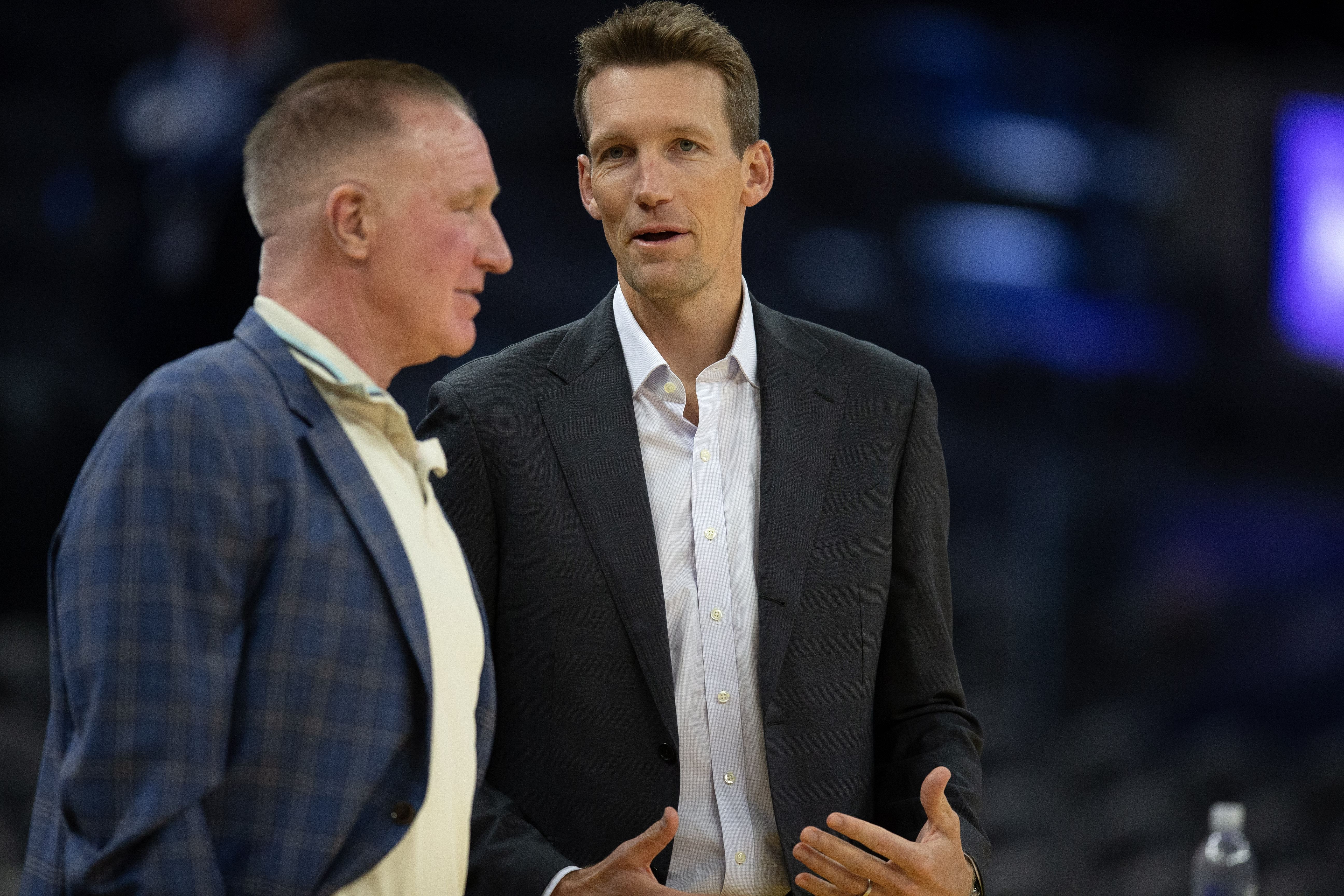 Golden State Warriors GM Mike Dunleavy (Imagn)